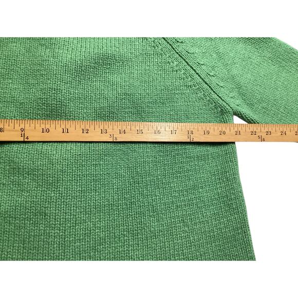 Irelandseye Rollneck 100% pure new wool sweater in green XL IRELAND - Picture 6 of 8